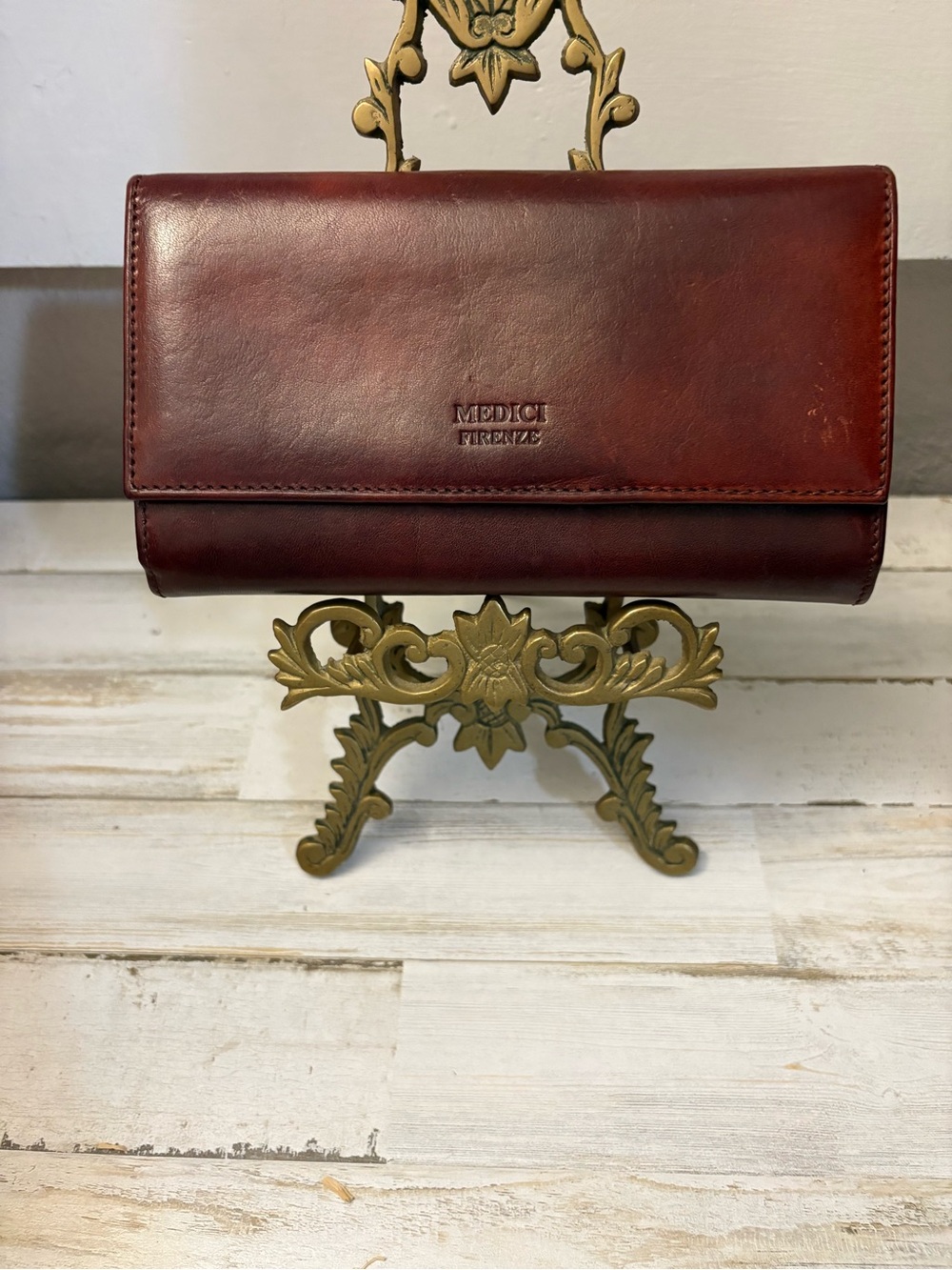 Medici Firenze leather brown wallet